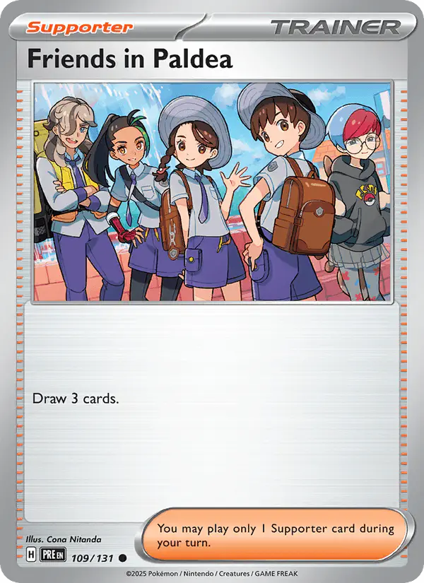 Carta Friends in Paldea 109/131 de Prismatic Evolutions