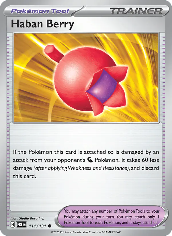 Carta Haban Berry 111/131 de Prismatic Evolutions