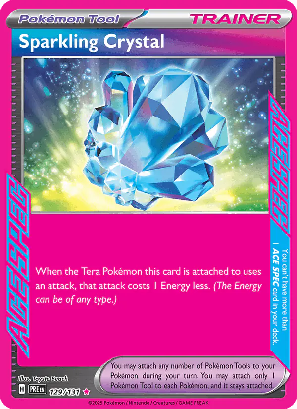 Carta Sparkling Crystal 129/131 de Prismatic Evolutions