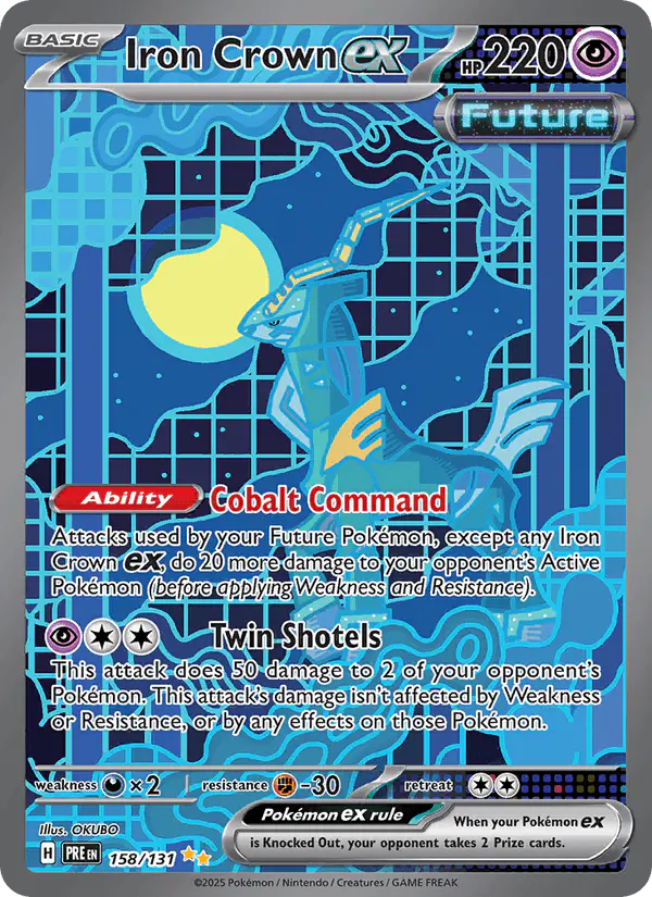 Carta Iron Crown ex 158/131 de Prismatic Evolutions