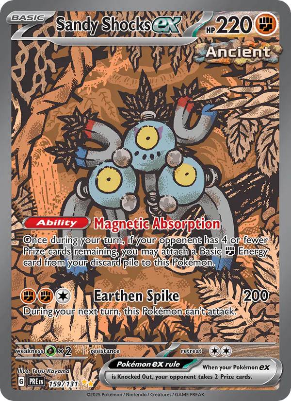 Carta Sandy Shocks ex 159/131 de Prismatic Evolutions