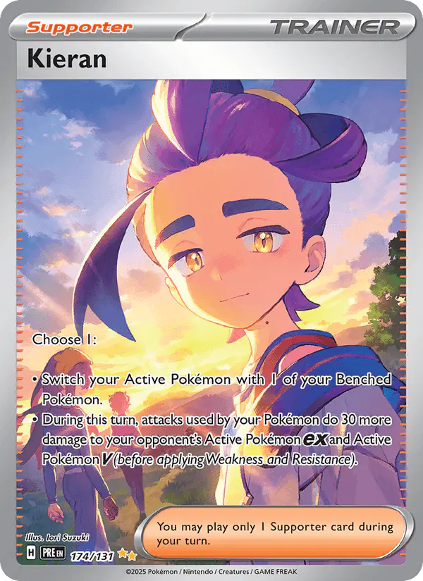 Carta Kieran 174/131 de Prismatic Evolutions