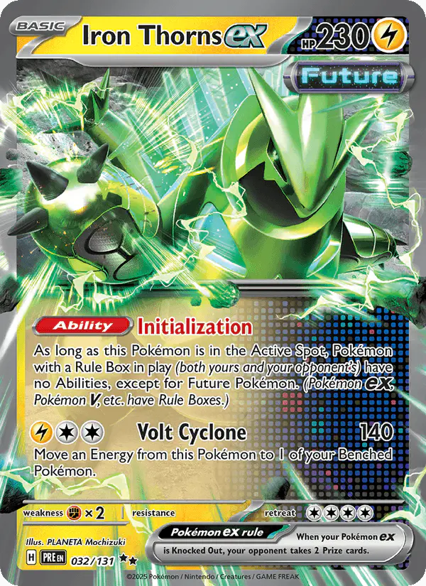 Carta Iron Thorns ex 032/131 de Prismatic Evolutions