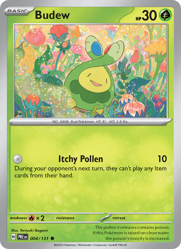 Carta Budew 004/131 de Prismatic Evolutions