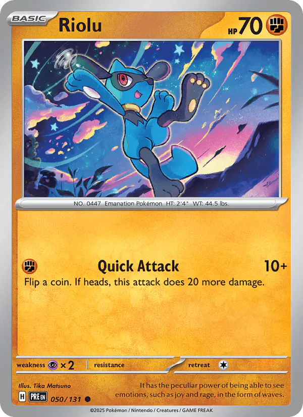 Carta Riolu 050/131 de Prismatic Evolutions