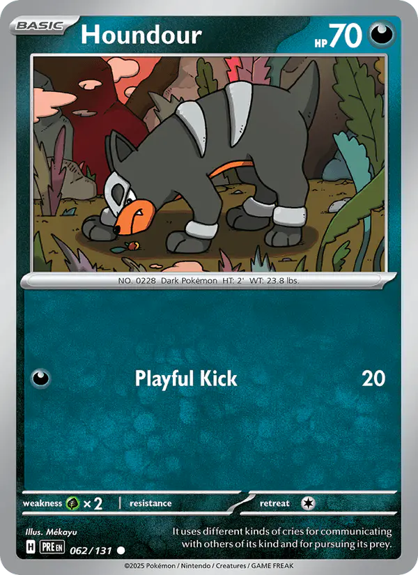 Carta Houndour 062/131 de Prismatic Evolutions