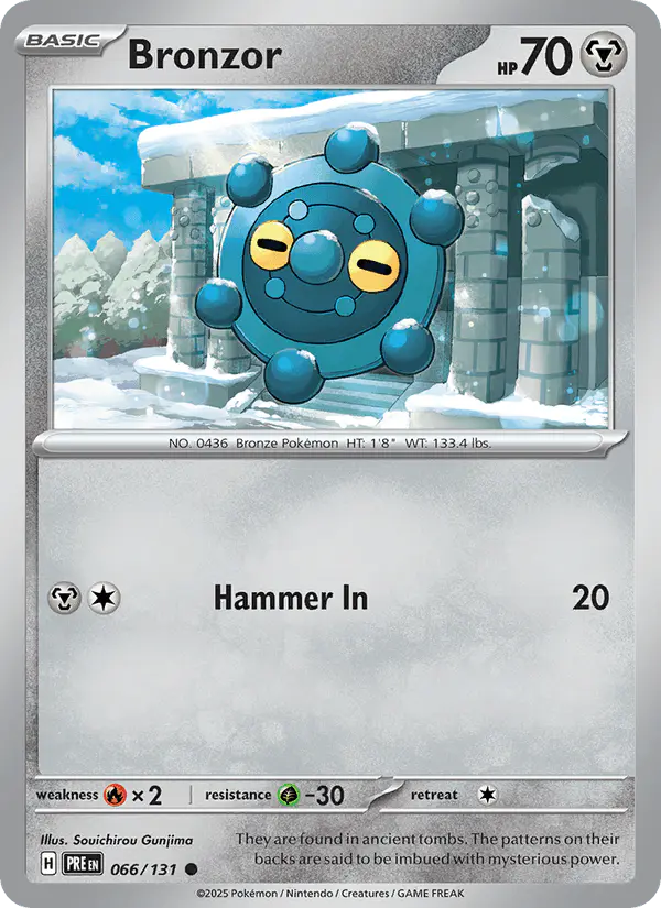 Carta Bronzor 066/131 de Prismatic Evolutions