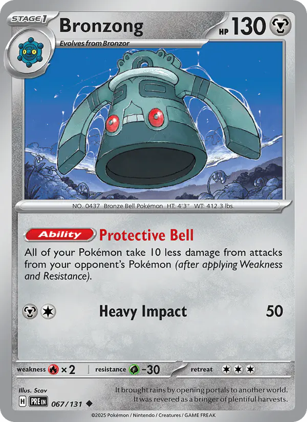 Carta Bronzong 067/131 de Prismatic Evolutions