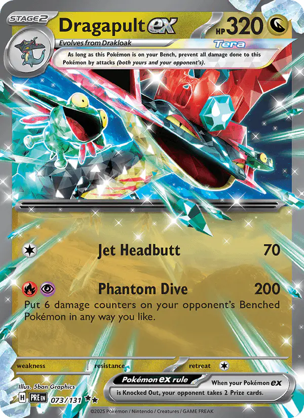 Carta Dragapult ex 073/131 de Prismatic Evolutions