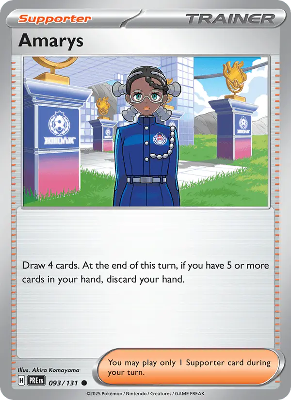 Carta Amarys 093/131 de Prismatic Evolutions