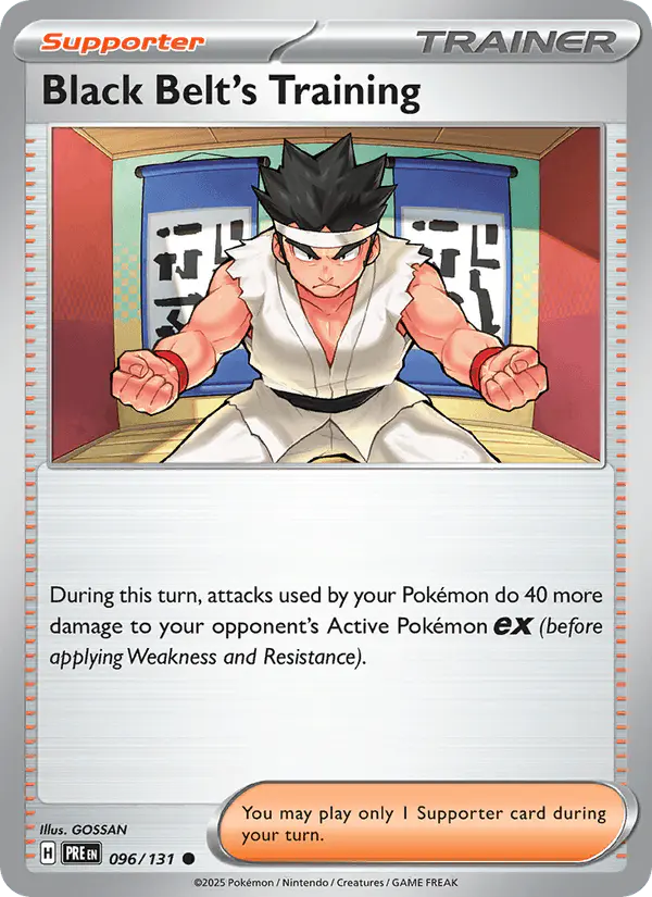 Carta Black Belt's Training 096/131 de Prismatic Evolutions