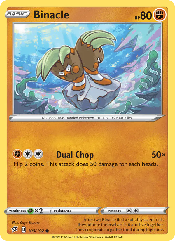 Carta Binacle 103/192 de Rebel Clash