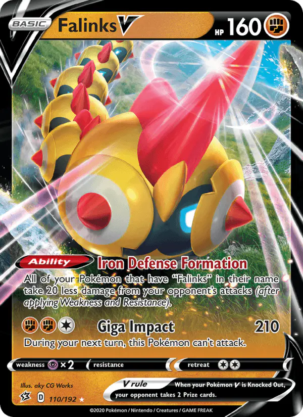 Carta Falinks V 110/192 de Rebel Clash
