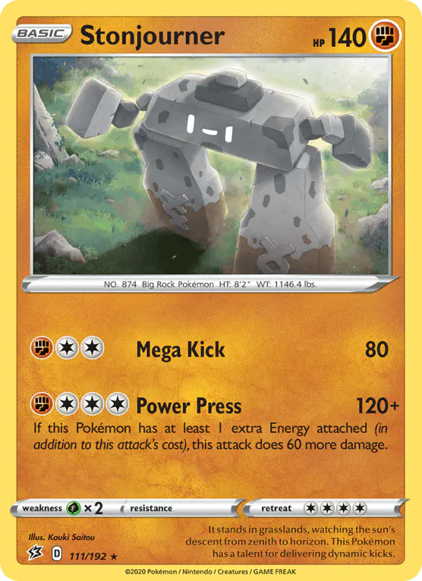 Carta Stonjourner 111/192 de Rebel Clash