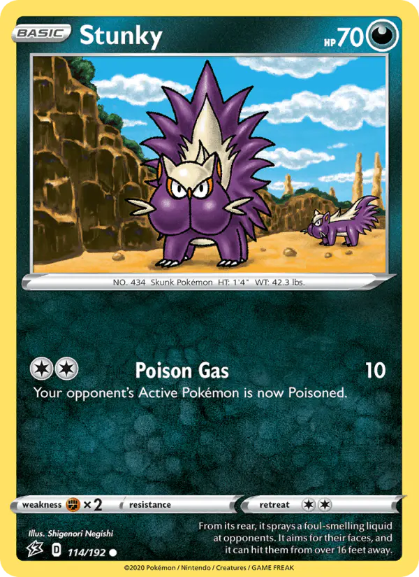 Carta Stunky 114/192 de Rebel Clash