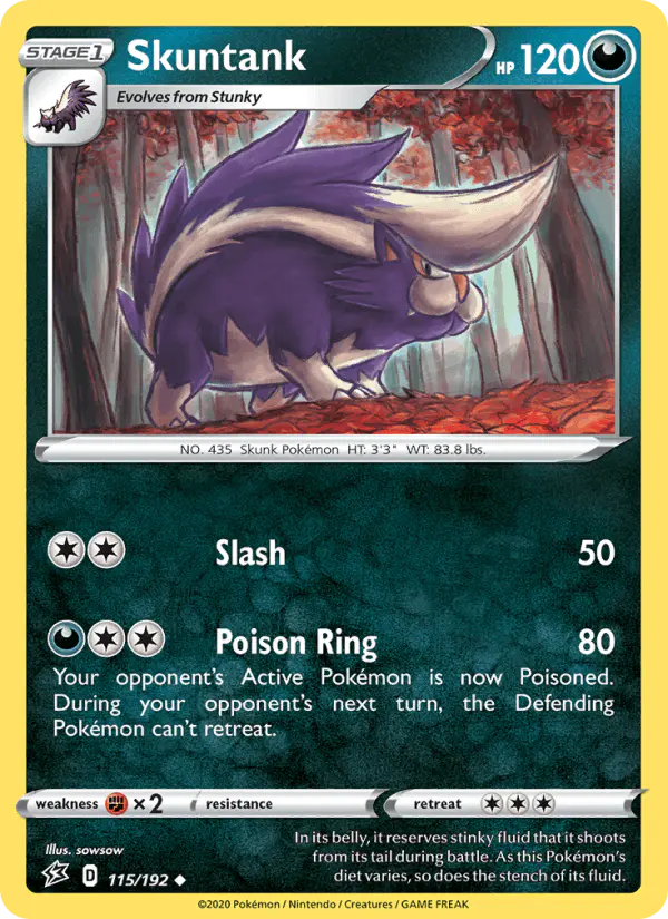 Carta Skuntank 115/192 de Rebel Clash