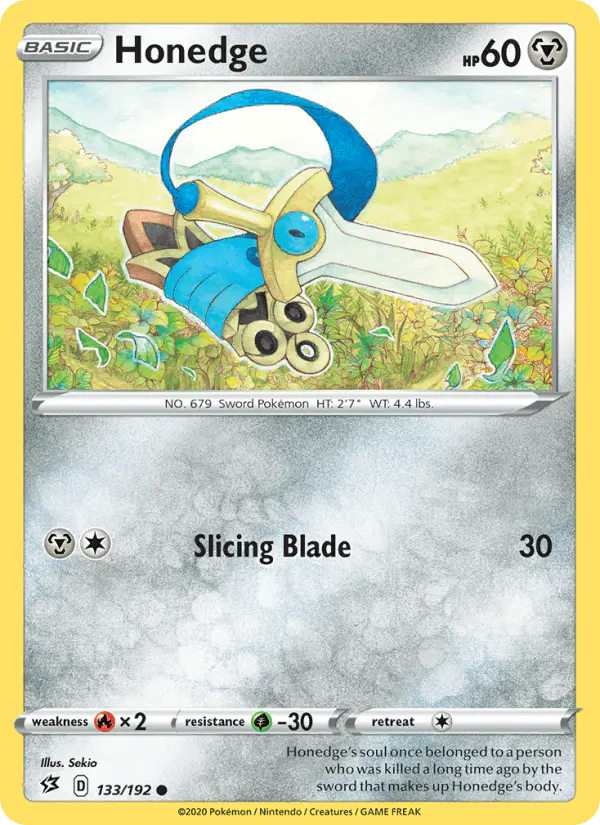 Carta Honedge 133/192 de Rebel Clash
