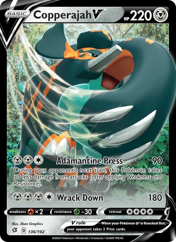 Carta Copperajah V 136/192 de Rebel Clash