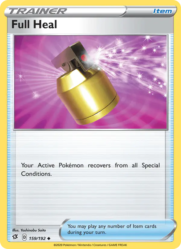 Carta Full Heal 159/192 de Rebel Clash