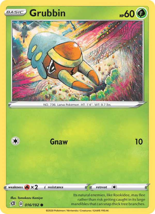 Carta Grubbin 016/192 de Rebel Clash