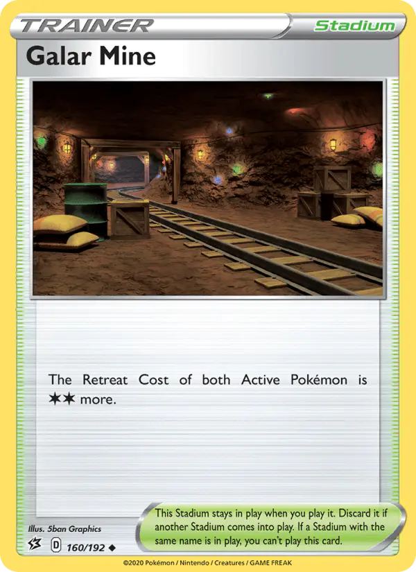 Carta Galar Mine 160/192 de Rebel Clash