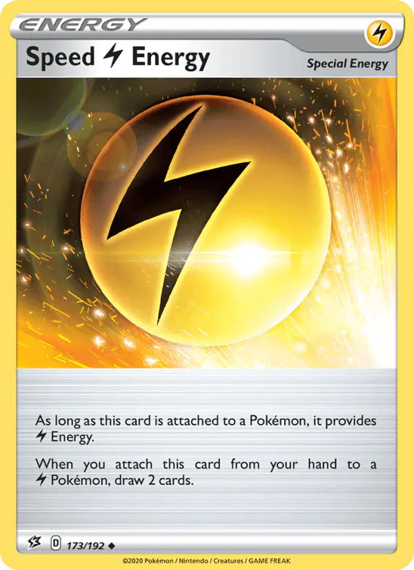 Carta Speed Lightning Energy 173/192 de Rebel Clash
