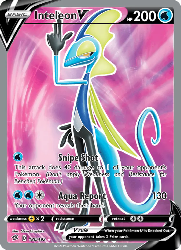 Carta Inteleon V 180/192 de Rebel Clash