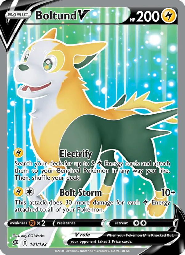 Carta Boltund V 181/192 de Rebel Clash
