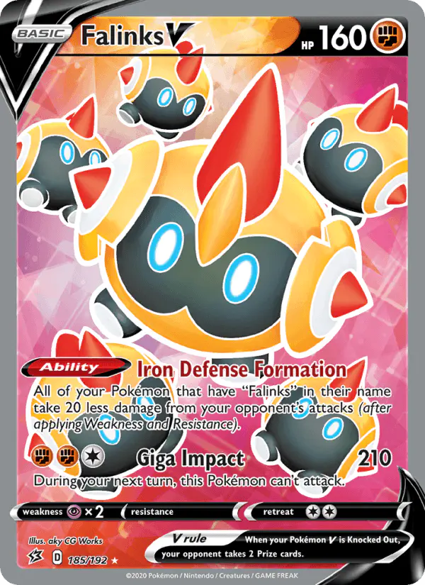 Carta Falinks V 185/192 de Rebel Clash
