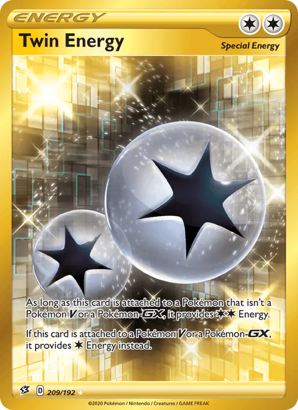 Carta Twin Energy 209/192 de Rebel Clash