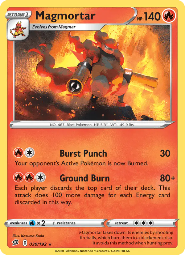 Carta Magmortar 030/192 de Rebel Clash