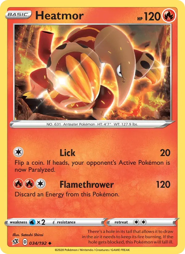 Carta Heatmor 034/192 de Rebel Clash