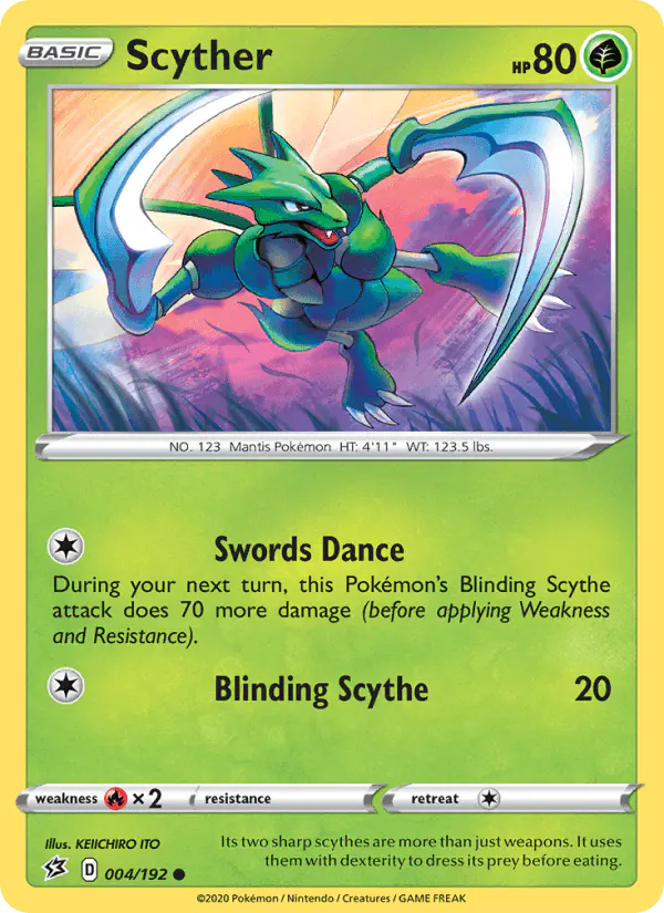 Carta Scyther 004/192 de Rebel Clash