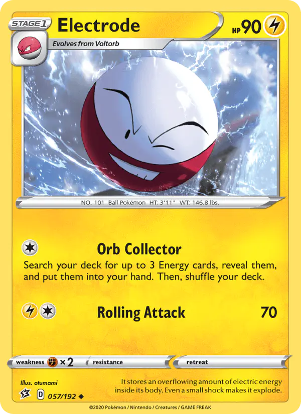 Carta Electrode 057/192 de Rebel Clash