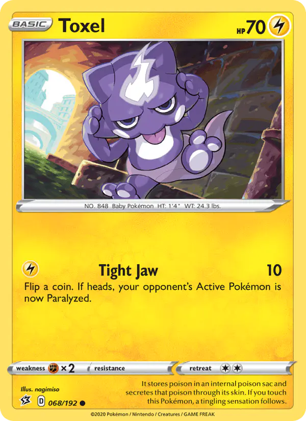 Carta Toxel 068/192 de Rebel Clash