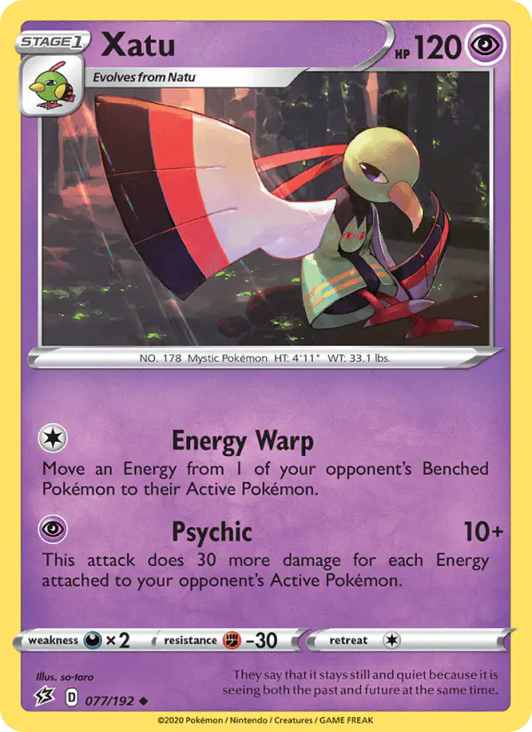 Carta Xatu 077/192 de Rebel Clash