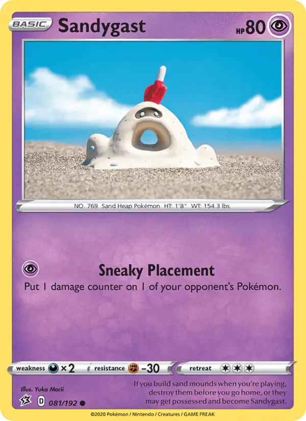 Carta Sandygast 081/192 de Rebel Clash