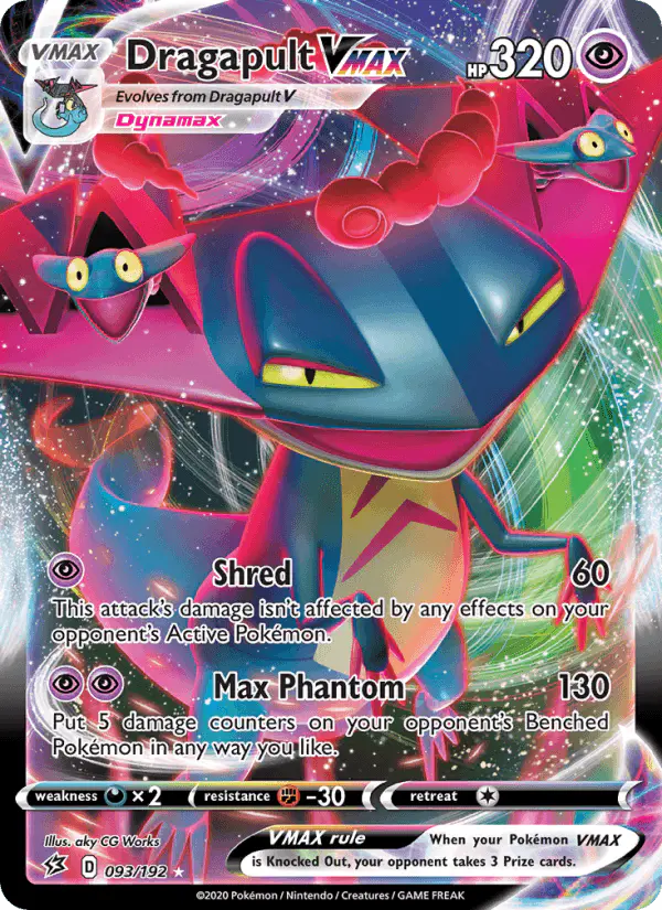 Carta Dragapult VMAX 093/192 de Rebel Clash