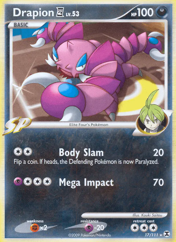 Carta Drapion E4 17/111 de Rising Rivals