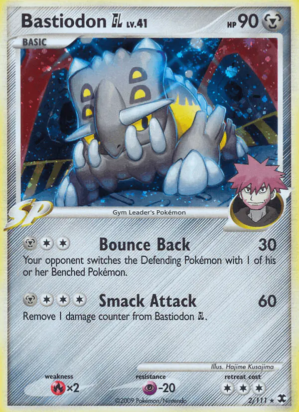 Carta Bastiodon GL 2/111 de Rising Rivals
