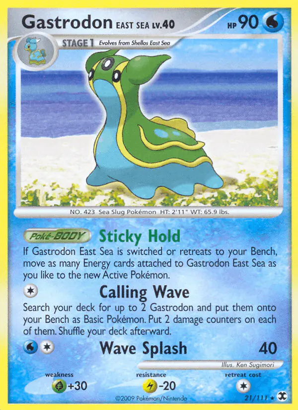 Carta Gastrodon East Sea 21/111 de Rising Rivals