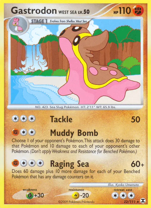 Carta Gastrodon West Sea 22/111 de Rising Rivals