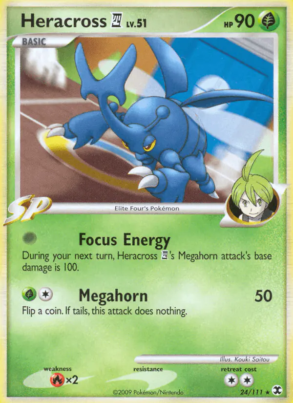 Carta Heracross E4 24/111 de Rising Rivals