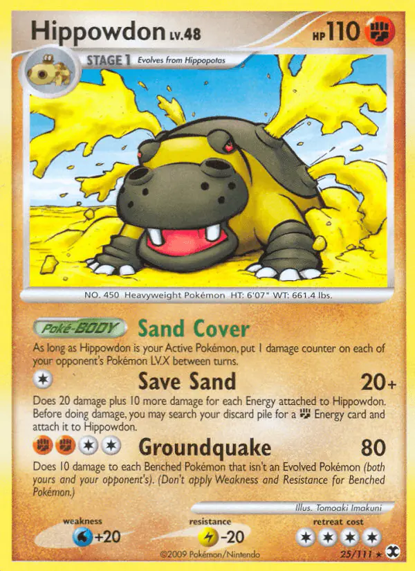 Carta Hippowdon 25/111 de Rising Rivals
