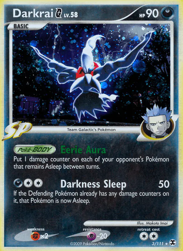 Carta Darkrai G 3/111 de Rising Rivals