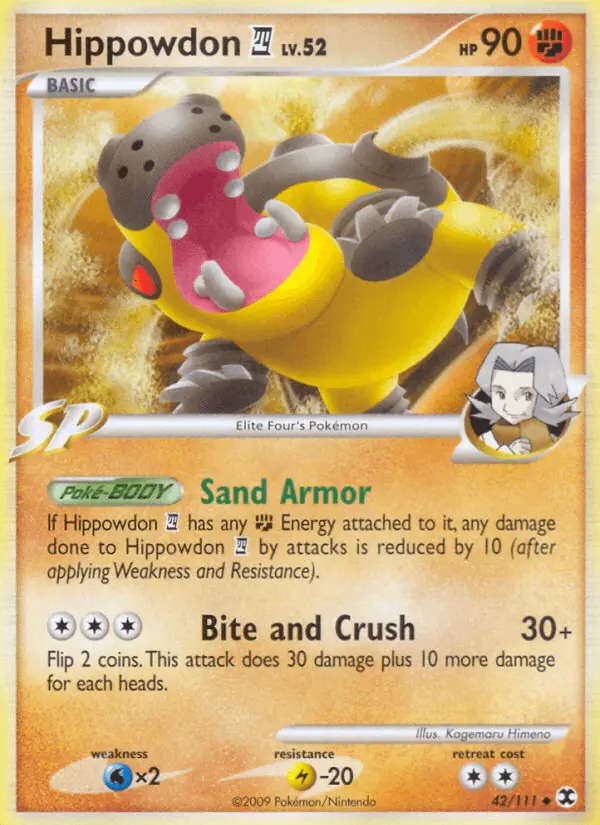 Carta Hippowdon E4 42/111 de Rising Rivals