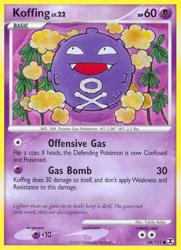 Carta Koffing 68/111 de Rising Rivals