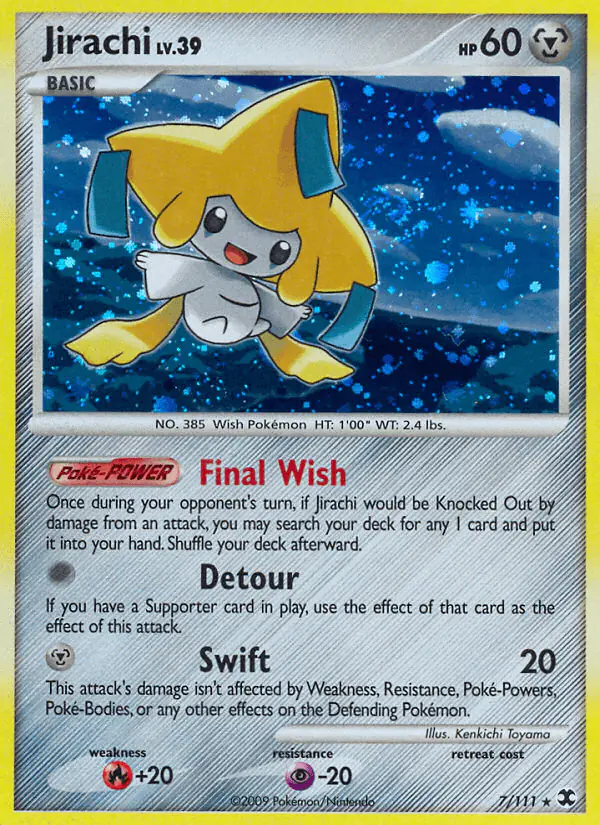 Carta Jirachi 7/111 de Rising Rivals