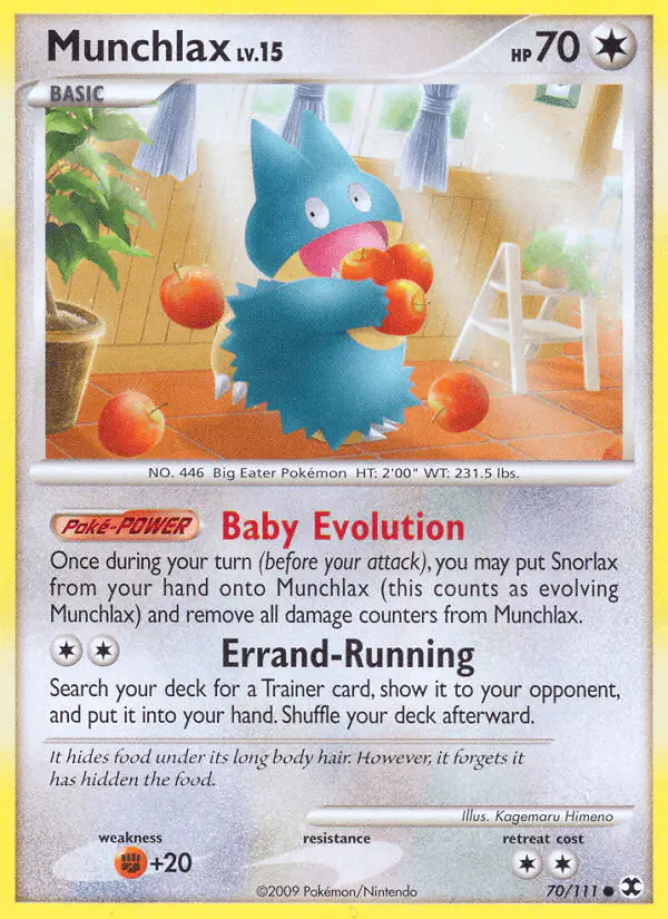 Carta Munchlax 70/111 de Rising Rivals