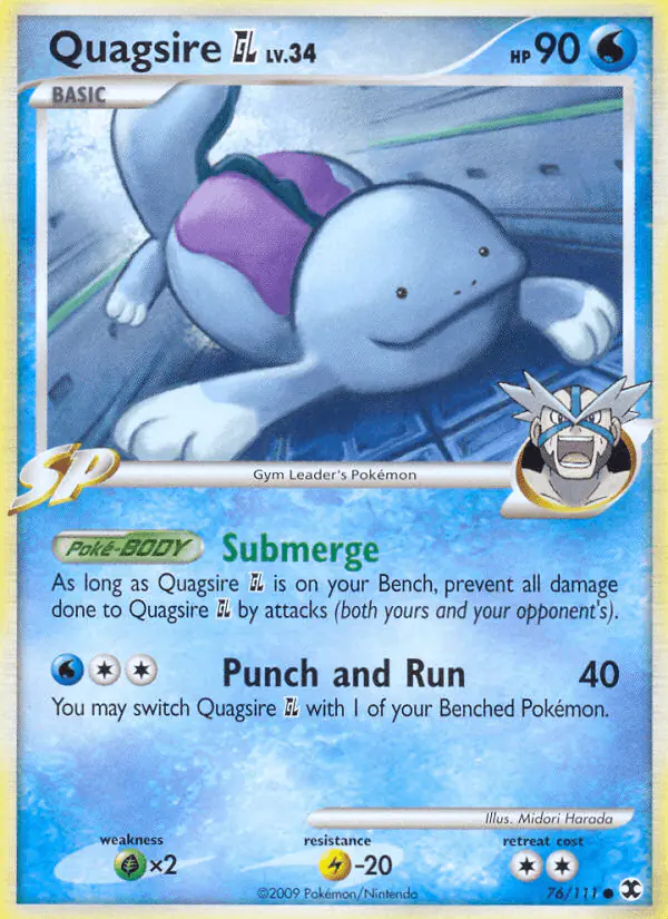 Carta Quagsire GL 76/111 de Rising Rivals